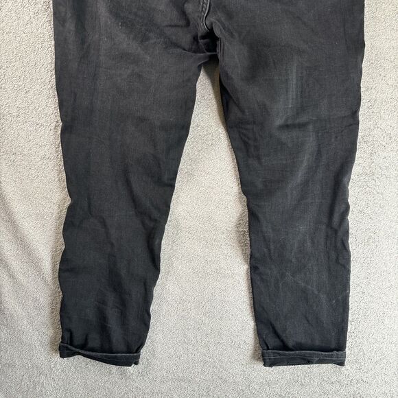 Levi’s Signature High Rise Skinny Ankle Jeans Womens Size 14 32x25 Black Stretch - Picture 11 of 11